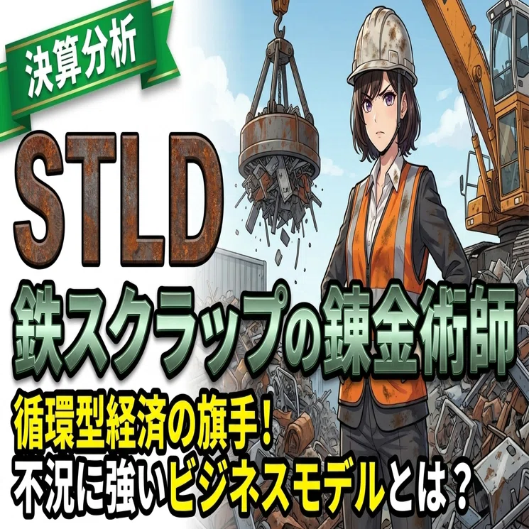 衝撃 決算再度値下げ！　極上Ｄ800 Ｓ数11.301回 単集点50mm1.4 決算分析】最高益でもEPS未達？STLDの真の成長力｜まどか｜US株