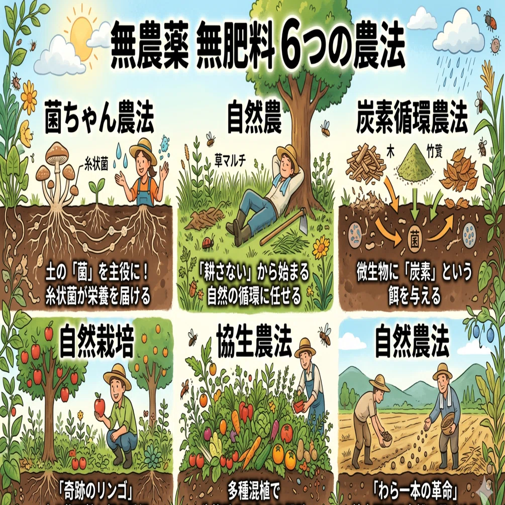 無農薬無肥料の農法6選｜HIROの自給自足チャンネル
