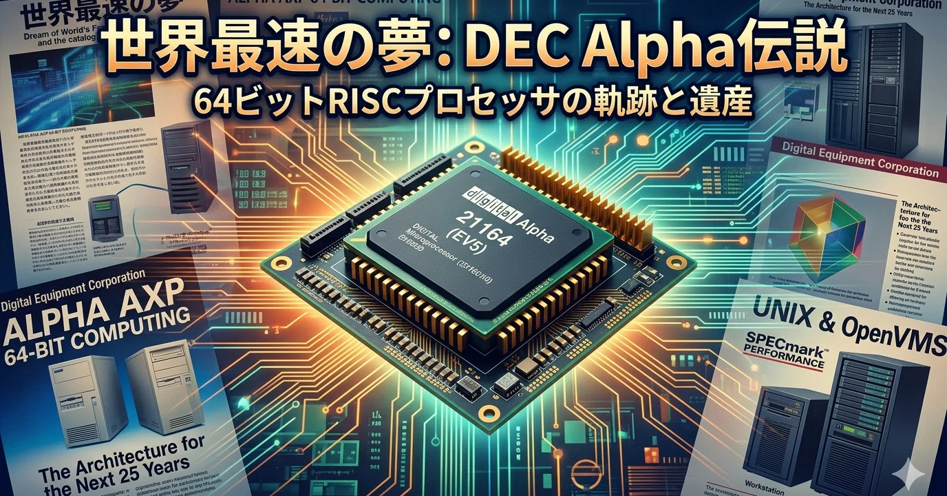 マイコン少年の憧れ、DEC。その栄光と終焉を「Alphaチップ」から