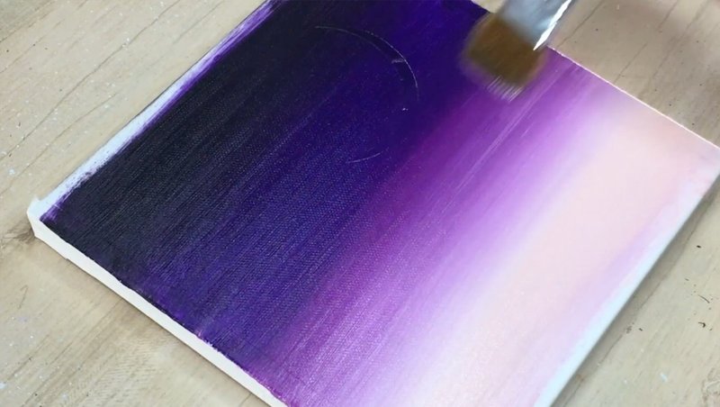 アクリル絵の具を使用した 紫色の空と三日月 の描き方 初心者が簡単に絵を描く方法 Junya Art Note アクリル絵の具を使用した 紫色の空と三日月 の描き方 初心者が簡単に絵を描く方法 Junya Art Note