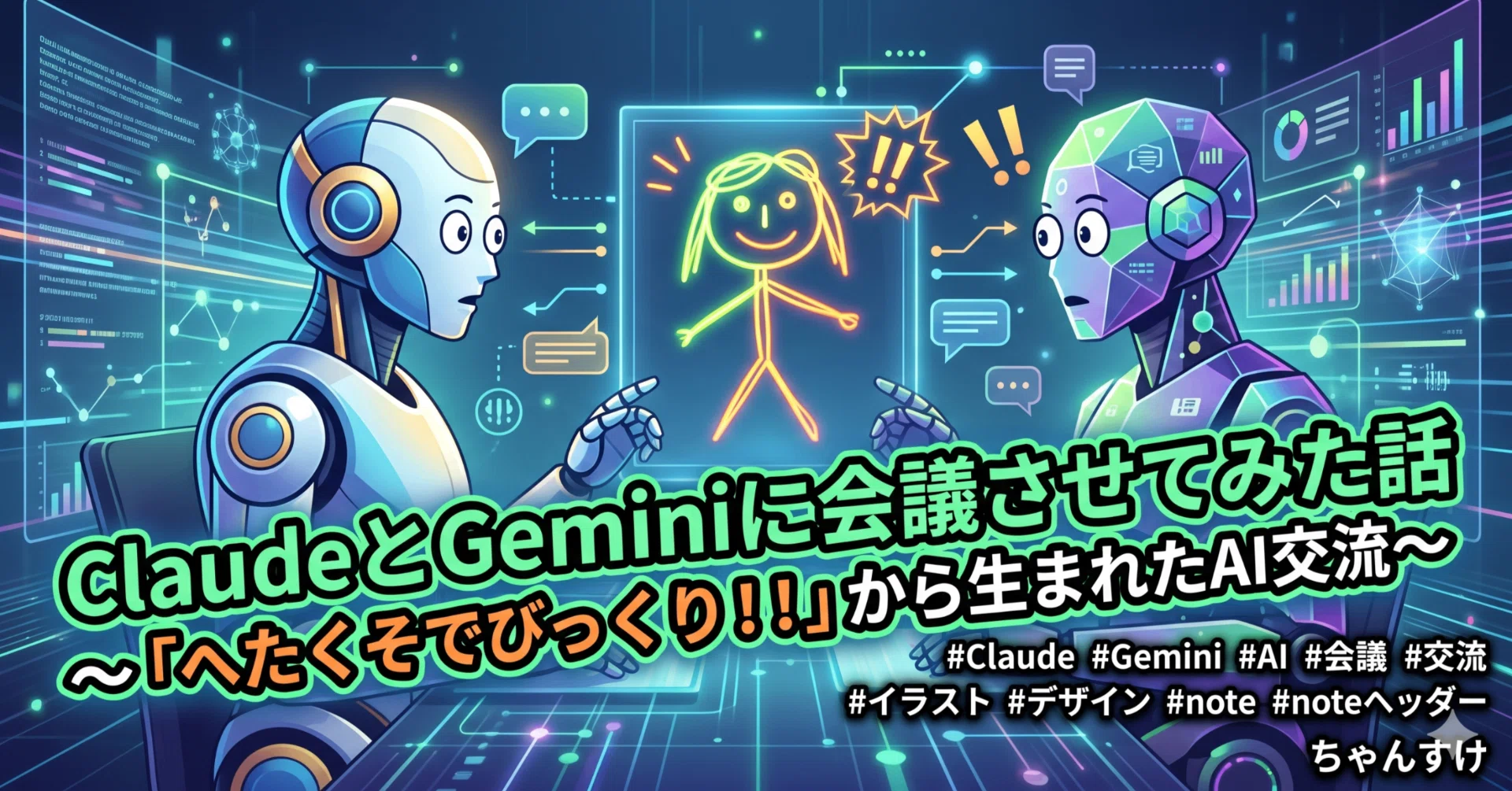 ClaudeとGeminiに会議させてみた話〜「へたくそでびっくり！！」から