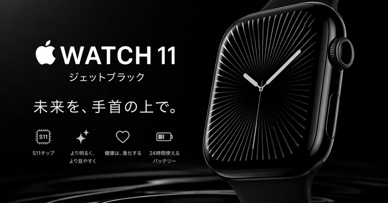 高級感」はアルミでも手に入る？Apple Watch Series 11のジェット