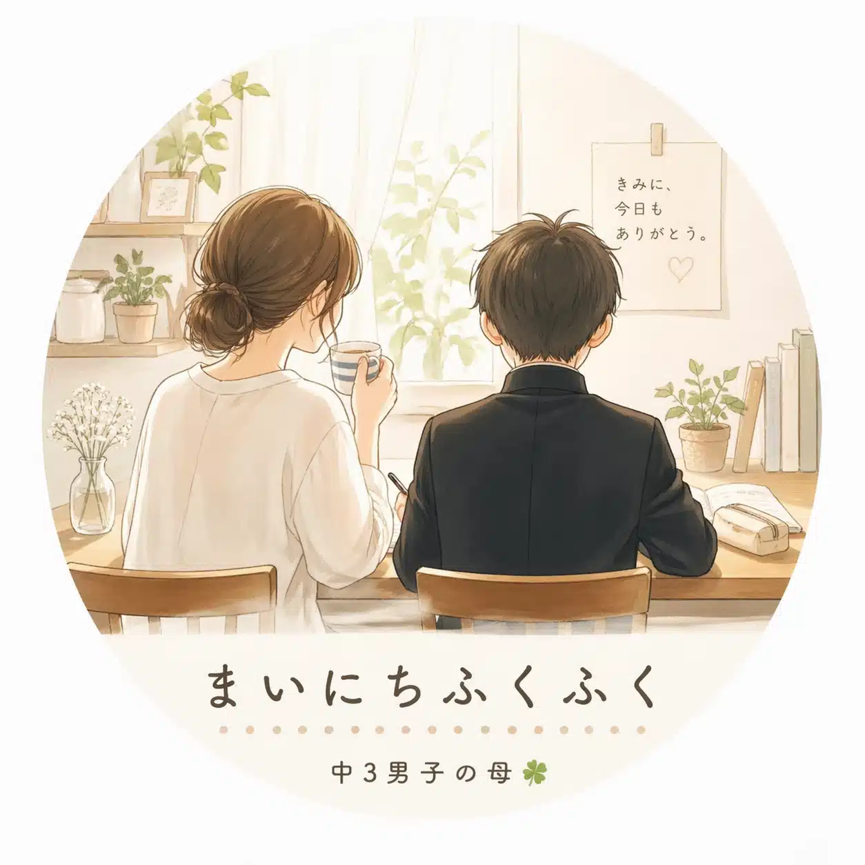 まいにちふくふく｜中3男子の母