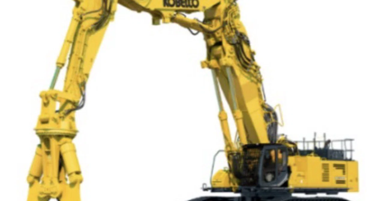 コベルコ SK1300DLC-10 4ピースブーム 超ロングブーム コベルコ建機アメリカ、超大型建物解体専用油圧ショベル「SK1300DLC-11