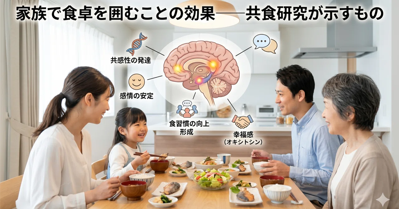 家族で食卓を囲むことの効果——共食研究が示すもの|【共働き子育てパパ奮闘&節約日記】