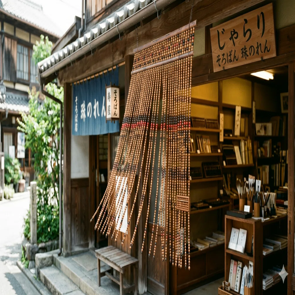 のれん　バショウがら The Process of Making Noren Artisan: Hiroyuki Kambayashi 暖簾の