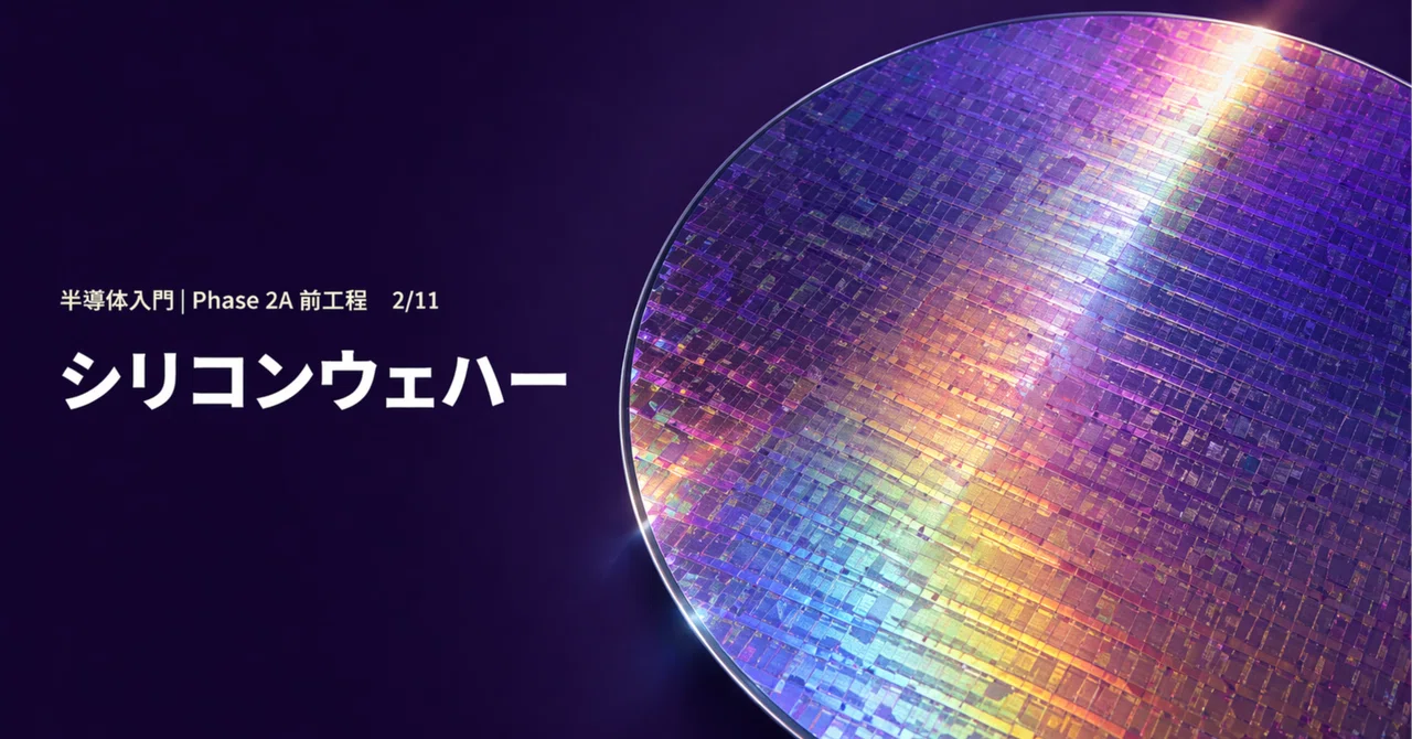 【半導体入門|Phase 2A 前工程 2/11】シリコンウェハーとは何か。直径300mmの円盤が、なぜ製造の出発点なのか|フォージ 半導体 ...