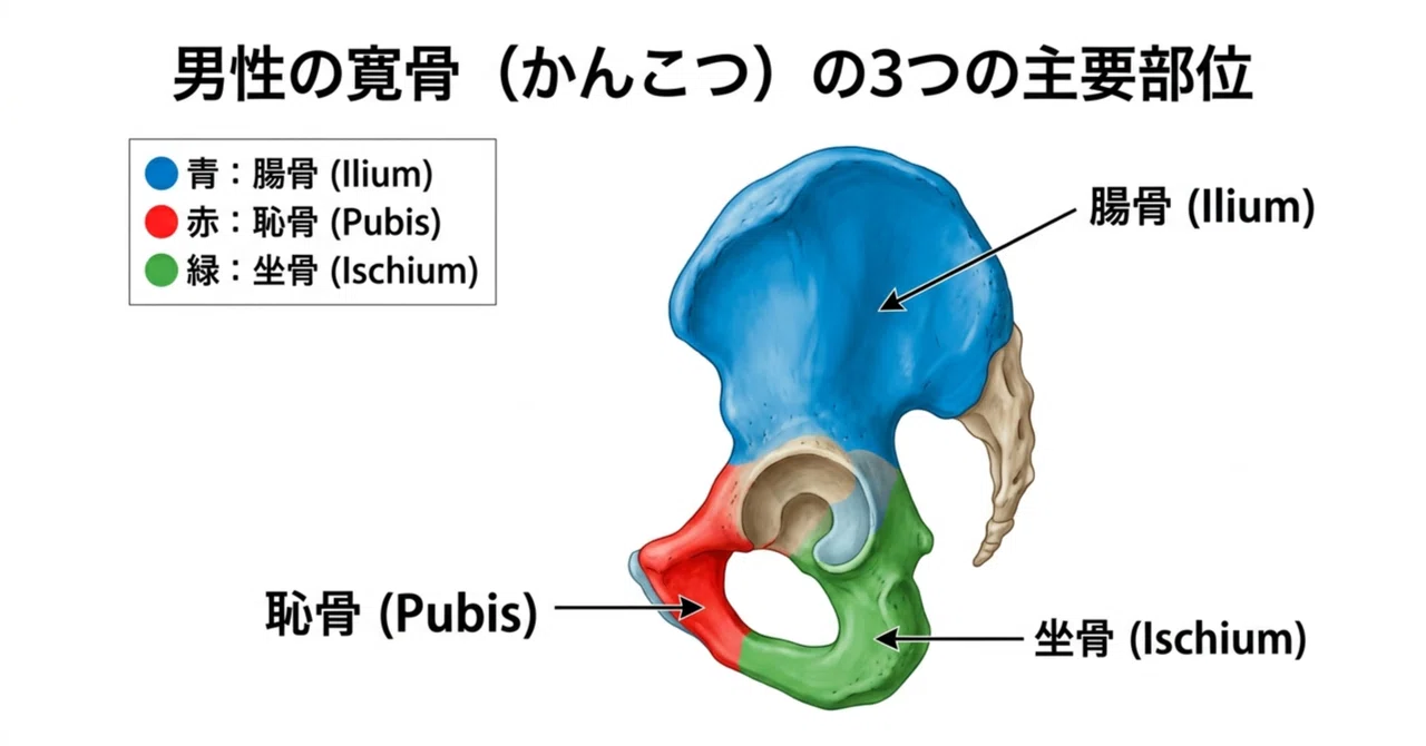 「寛骨の4つ、これで一発で覚えられます」|吹井 皓一