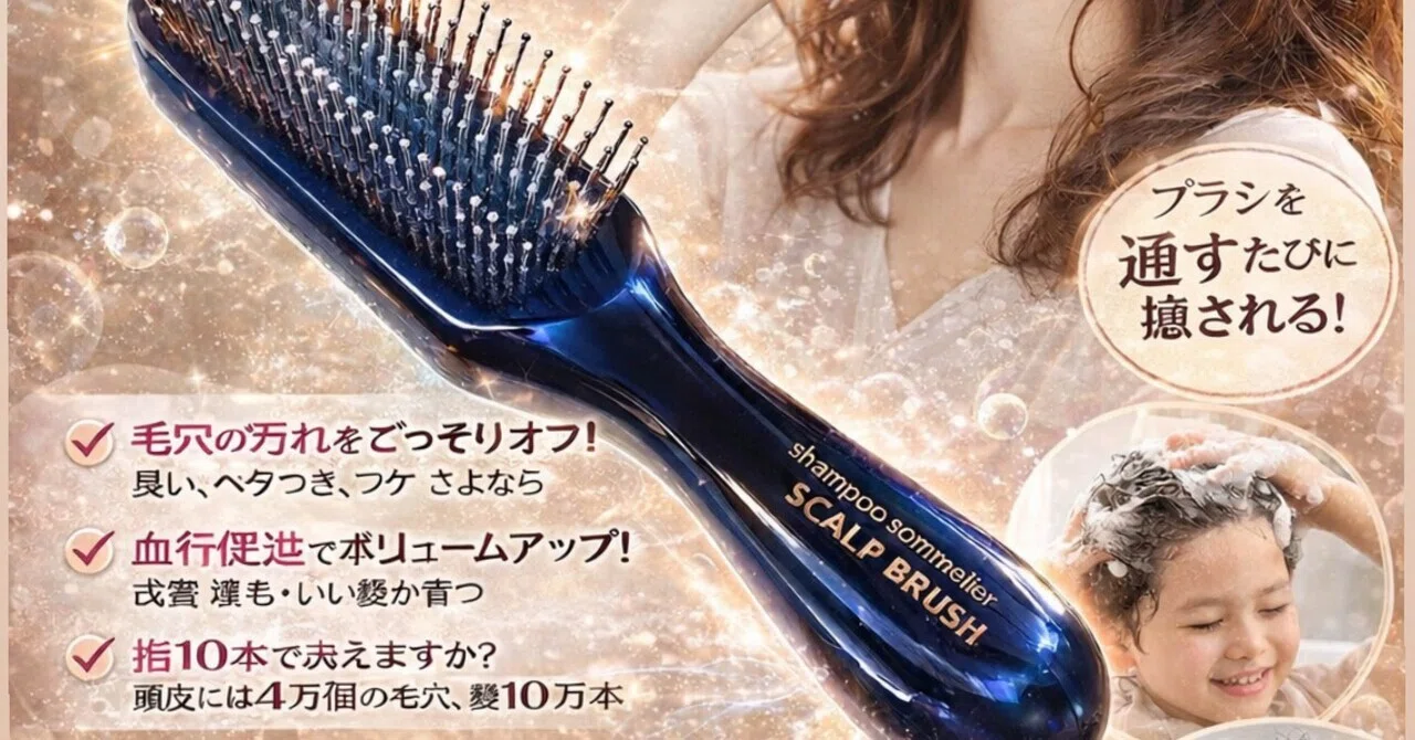 正直レビュー】シャンプー専用のスカルプブラシ、今から買うならどっち