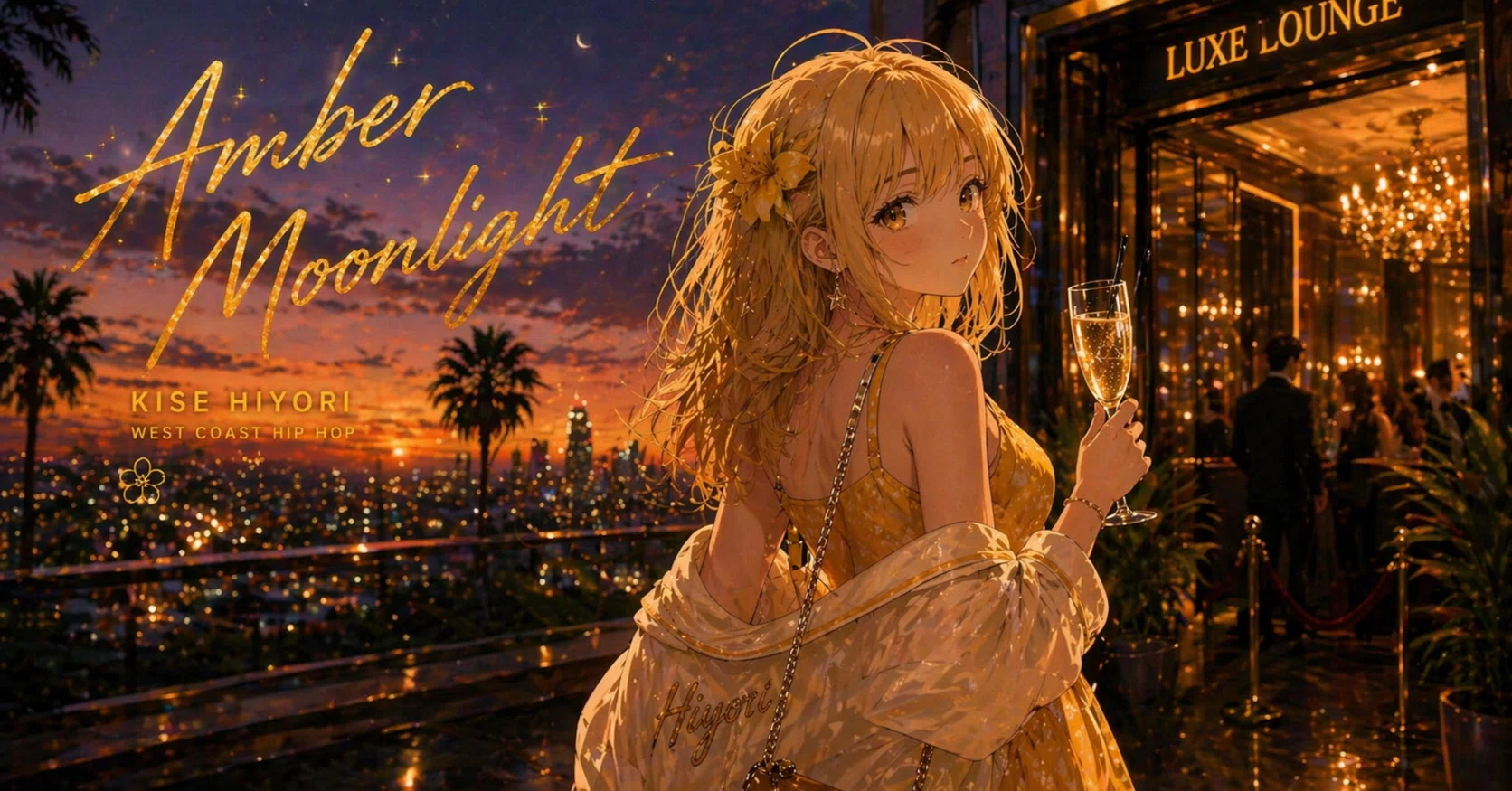 AI Music】Amber Moonlight / 黄瀬ひより【十人十色🌈Chill Beats