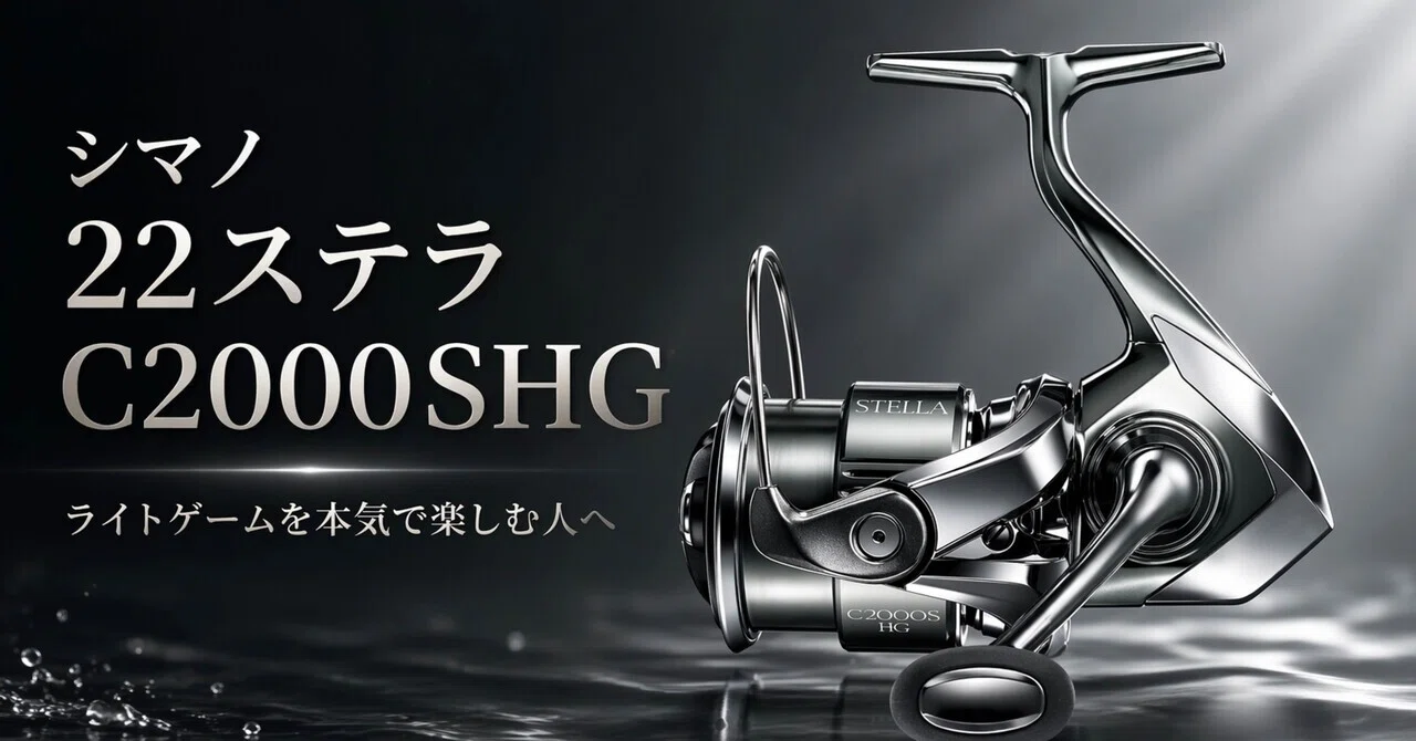 シマノ 22ステラ C2000SHGは高い。でも、軽い釣りを本気で楽しむなら 