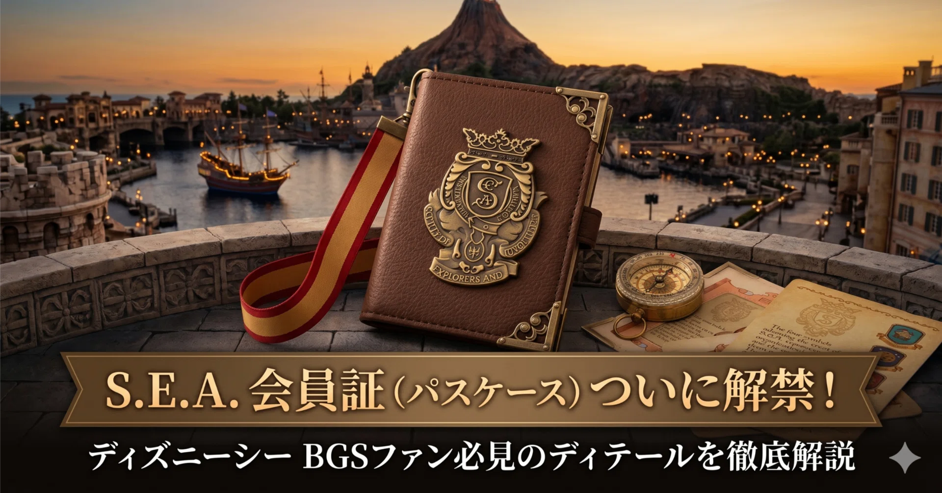 ついに「S.E.A.」の会員証が手に入る！？新発売のパスケースが、バック