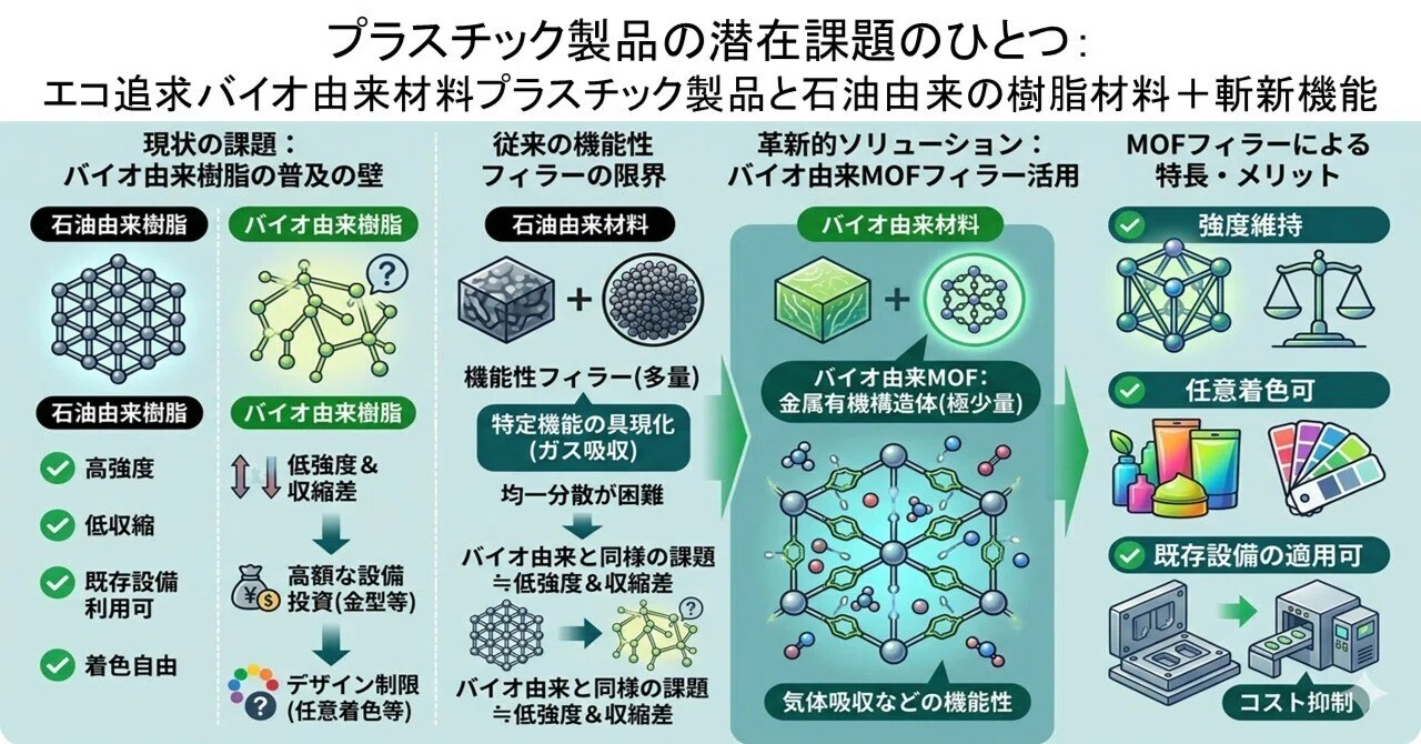 プラスチック製品の潜在課題のひとつ：エコ追求バイオ由来材料