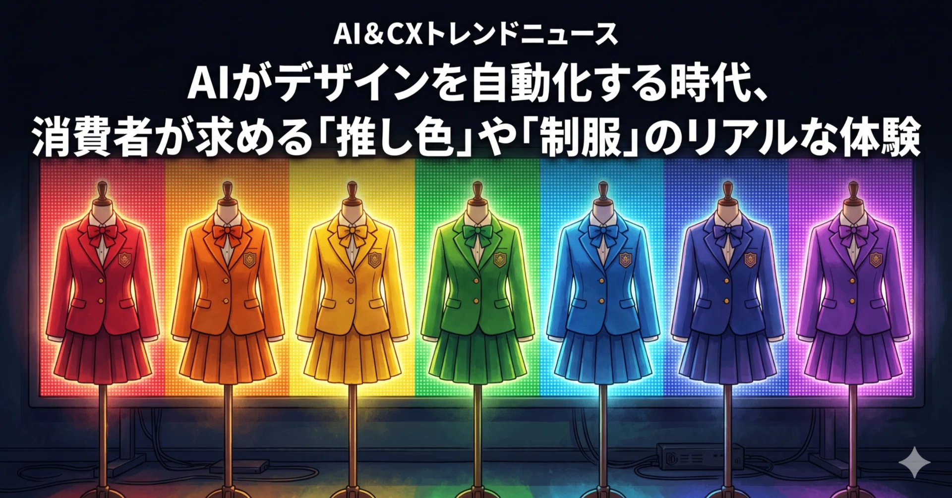 AIがデザインを自動化する時代、消費者が求める「推し色」や「制服」の 
