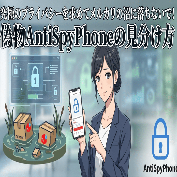 ​【究極のプライバシー】匿名AntiSpyphone スマートフォン 本体 究極のプライバシーを求めてメルカリの沼に落ちないで！偽物