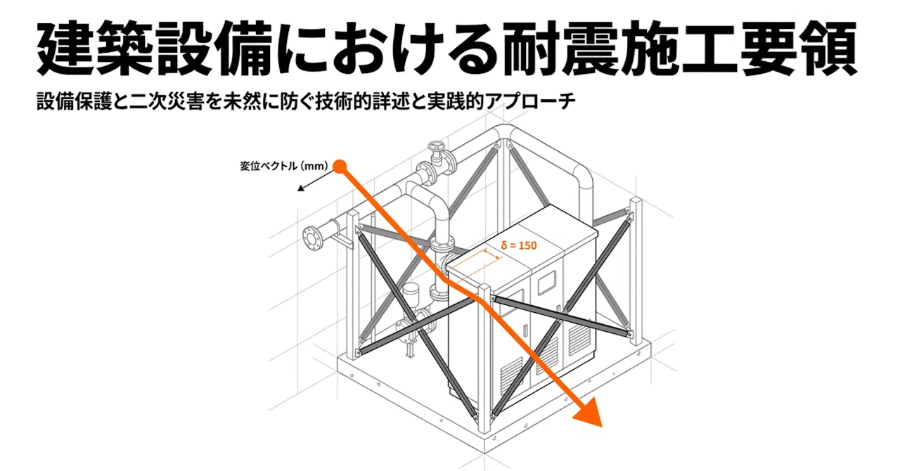建築設備における耐震施工要領：技術的詳述レポート｜Hideki-yq