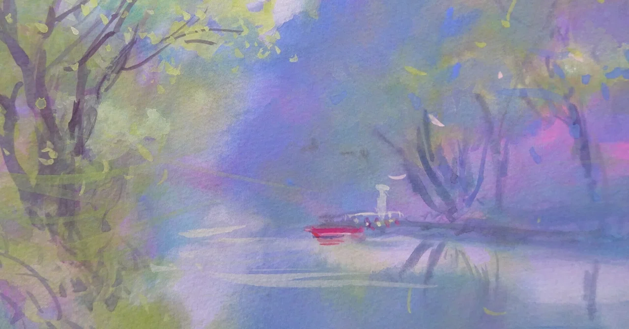 Gouache Painting Lesson 
