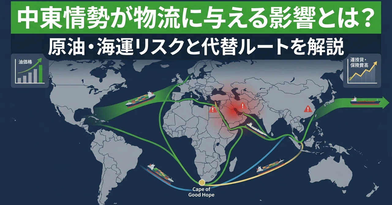中東情勢が物流に与える影響とは?原油・海運リスクと代替ルートを解説|KONOIKE 海外便り【鴻池運輸㈱国際統括本部 公式note】