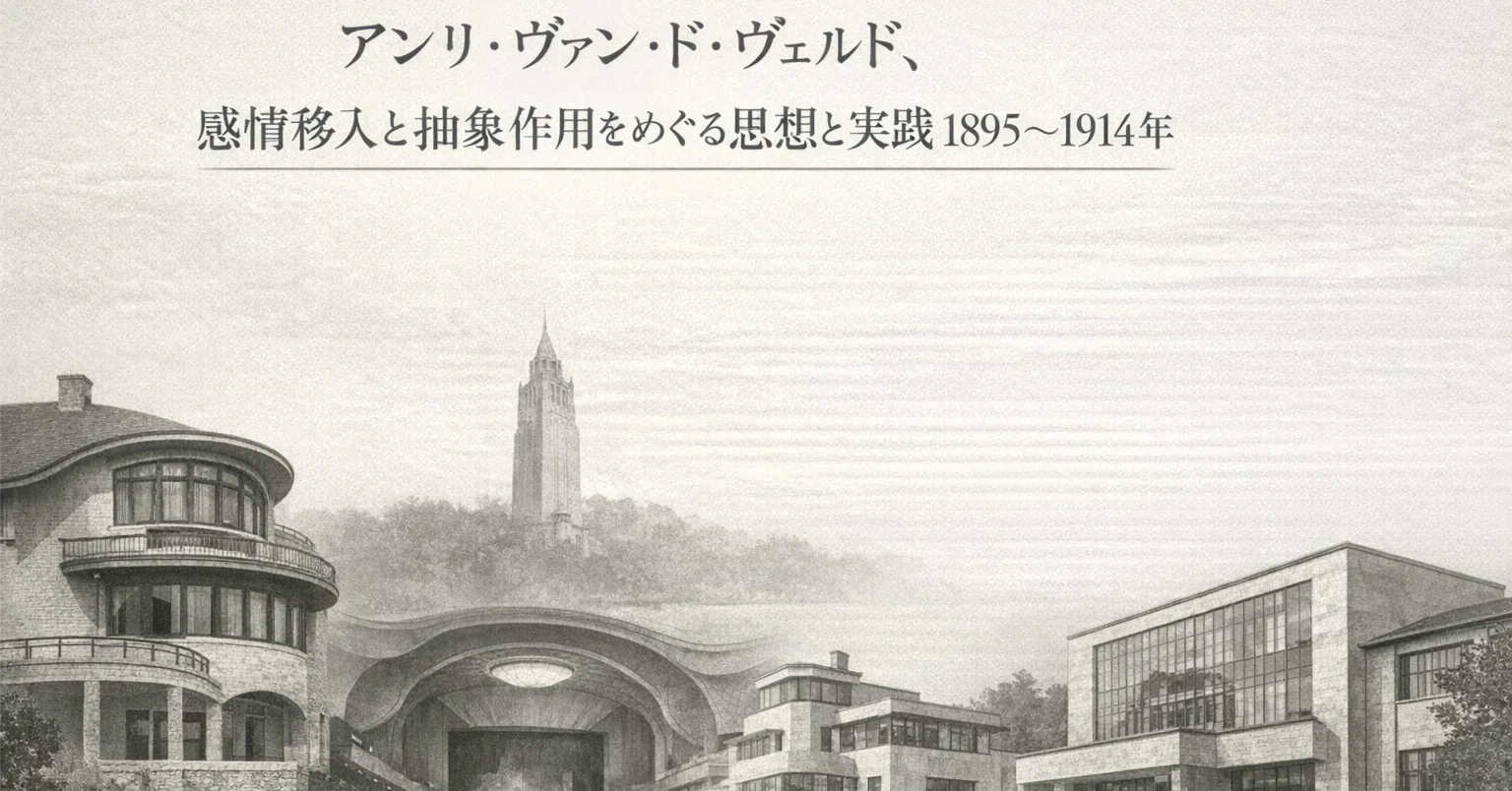 建築】アンリ・ヴァン・ド・ヴェルドはアール・ヌーヴォーか？｜山本真也