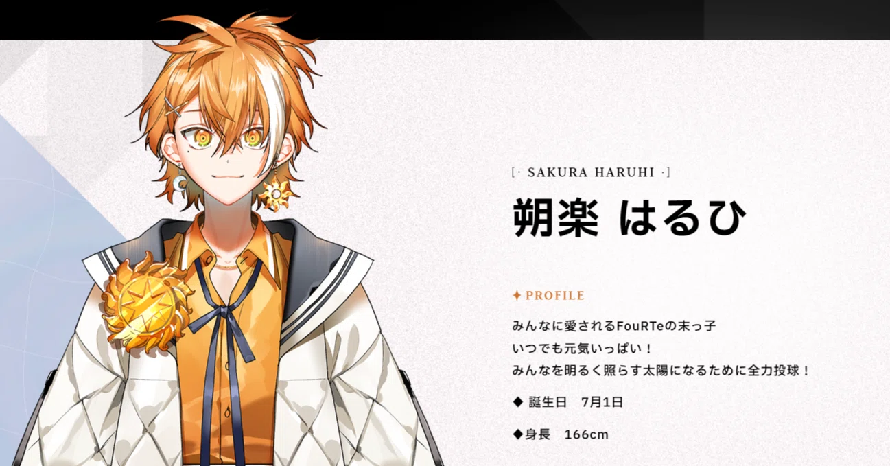 朔楽はるひ「僕のnote、FouRTeのハチミツ」｜【公式】FouRTe Project 