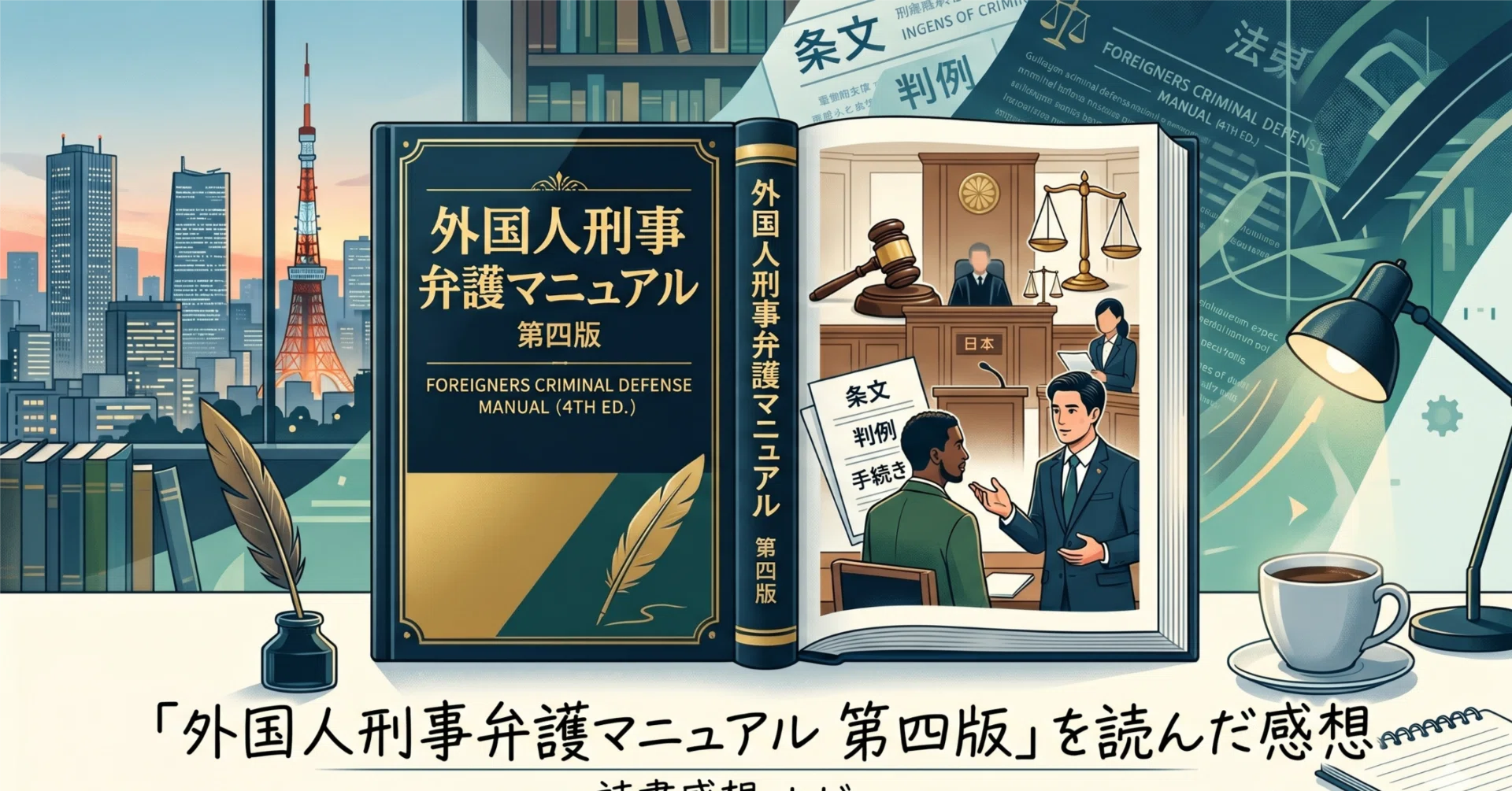 読書感想）外国人刑事弁護マニュアル改訂第4版（現代人文社）｜Jang