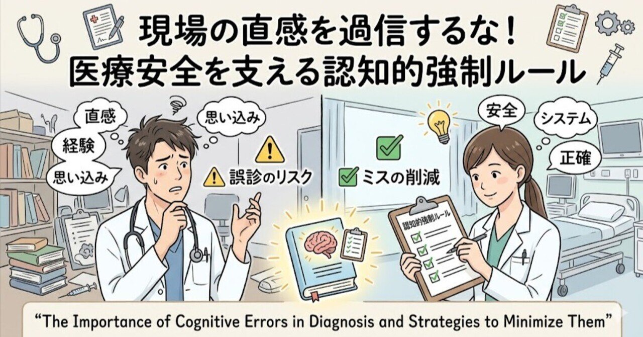 現場の直感を過信するな！医療安全を支える認知的強制ルール｜リキ