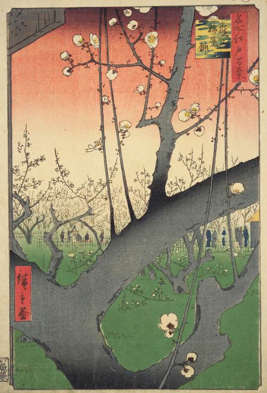 一立齋廣重 一世一代 名所江戸百景 120枚揃 東叡山廣小路 魚屋栄吉梓 画集 名所江戸百景｜One Hundred Famous Views of Edo｜kellytsuzura