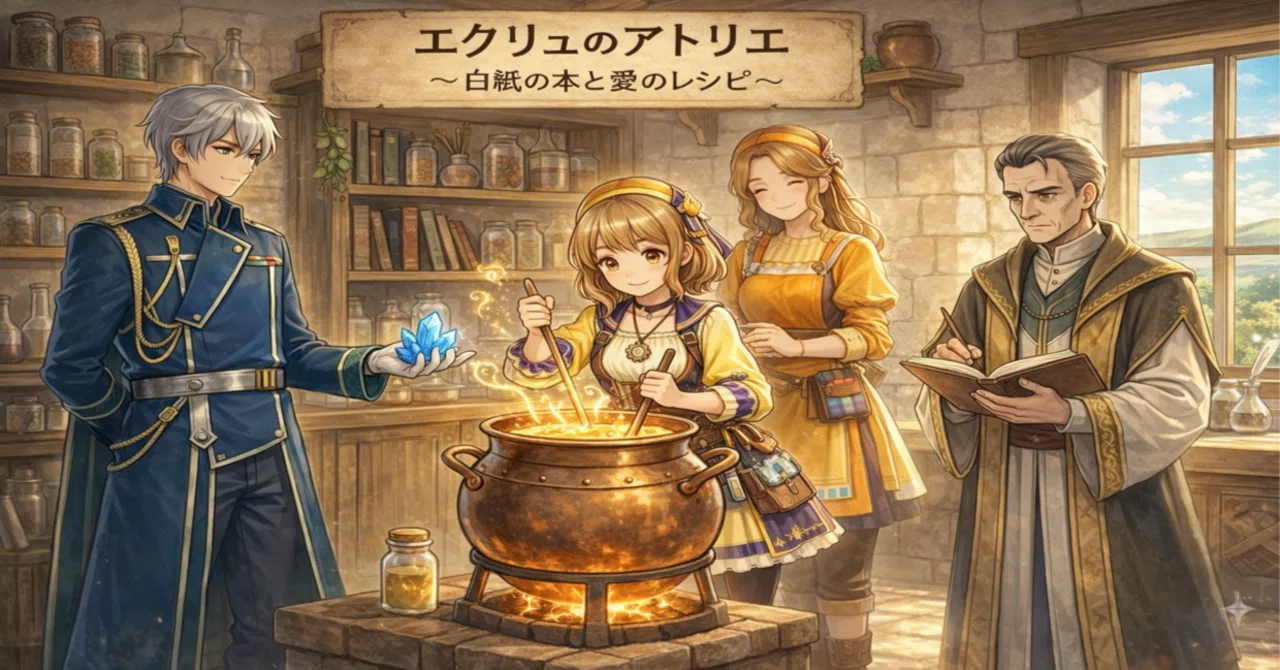 エクリュのアトリエ~白紙の本と愛のレシピ~』|harisenbon エクリュのアトリエ~白紙の本と愛のレシピ~』|harisenbon