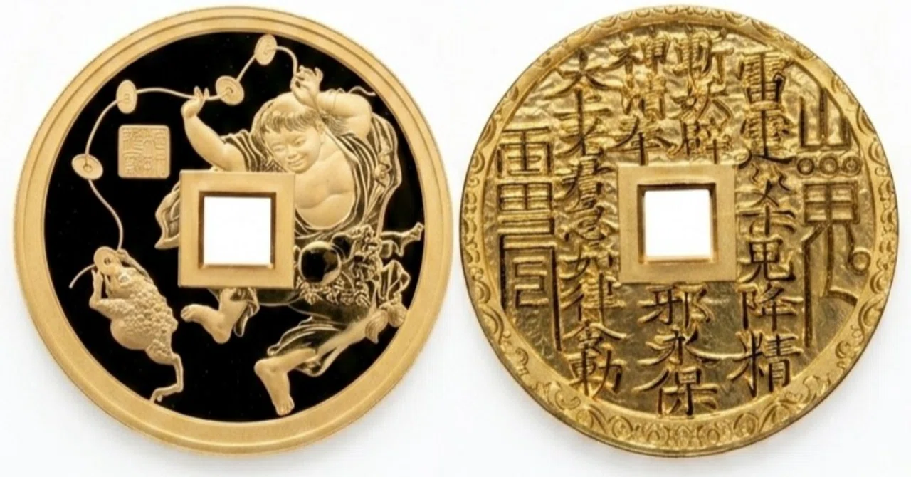 現代中国の銘品】劉海戯金蟾（りゅうかいぎきんせん）ー 幸運を呼ぶ三