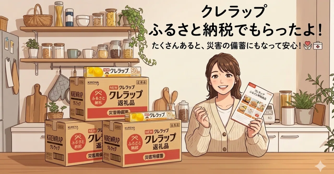 ふるさと納税】ラップ値上げの流れで30本確保した話｜ふるさと納税と