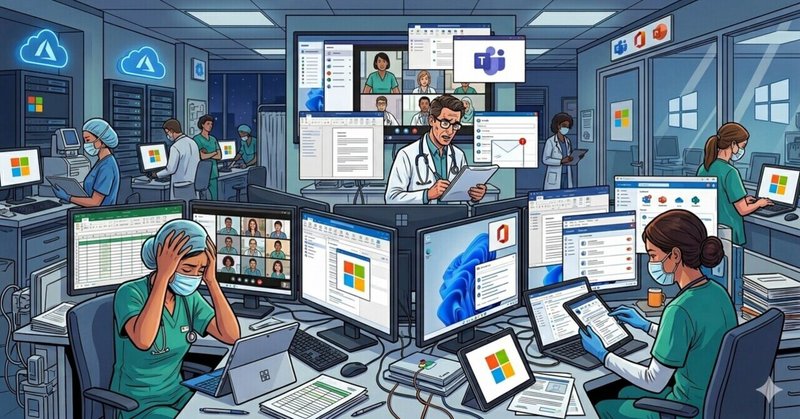 Microsoftしか使えない！病院DXの現実