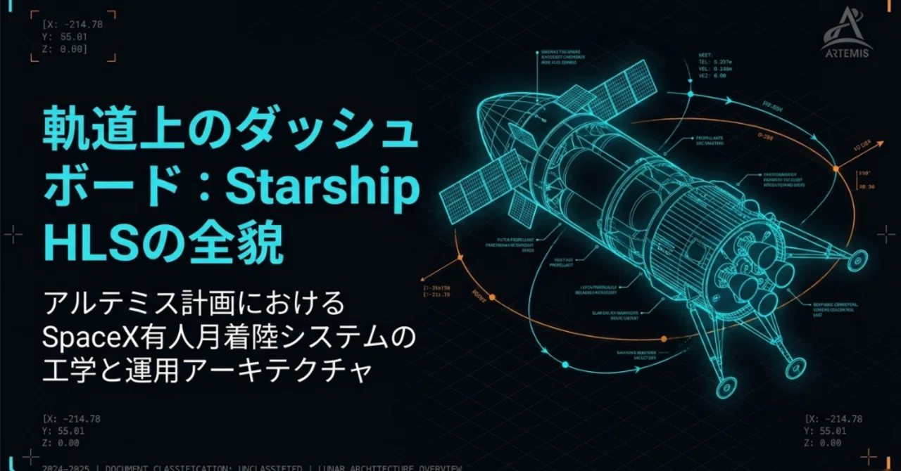 軌道上のダッシュボード Starship HLSの全貌｜rock204