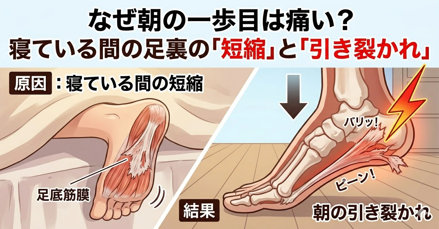 朝 足 裏 痛い