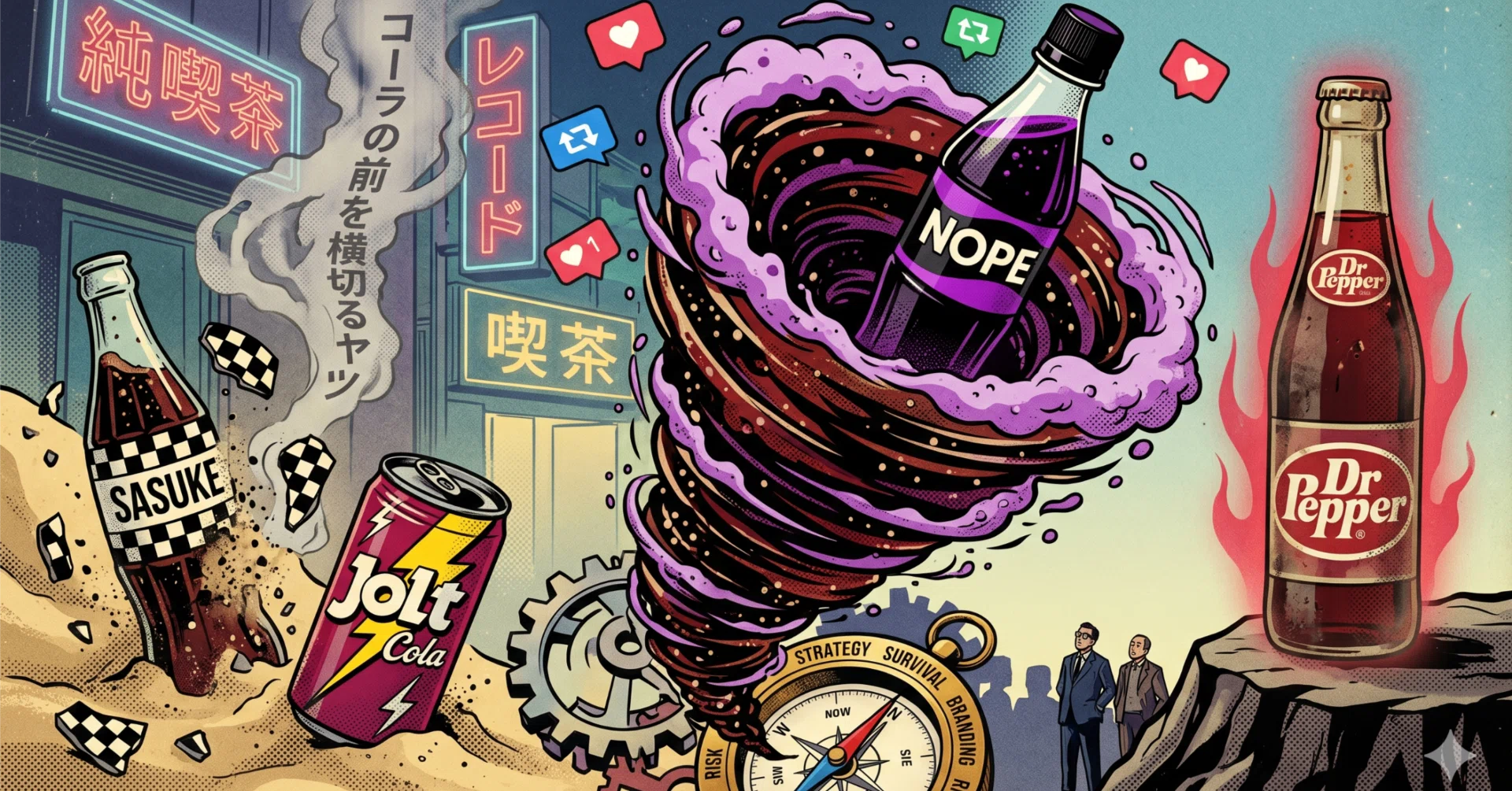ギルティ炭酸”「NOPE」から紐解く、消えた昭和キワモノ飲料たちの 