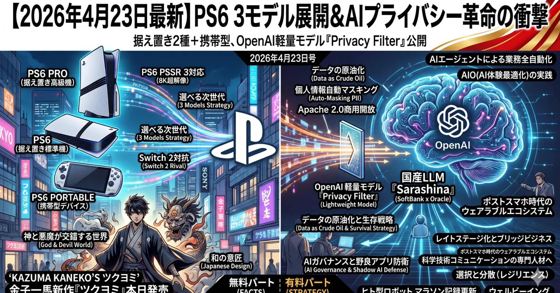 PS【動作確認済】SQUARE'S PREVIEW3 Disc2 2026年4月23日最新】PS6は「据え置き2機種＋携帯型」の3モデル展開か