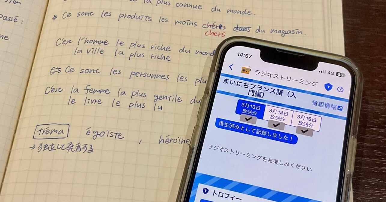 フランス語B2合格までの道のり③5ヶ月でゼロから中級まで急成長｜komachi