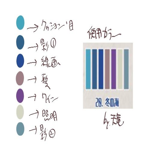 イラスト 限られた色数で描く 天竜風雅 Note