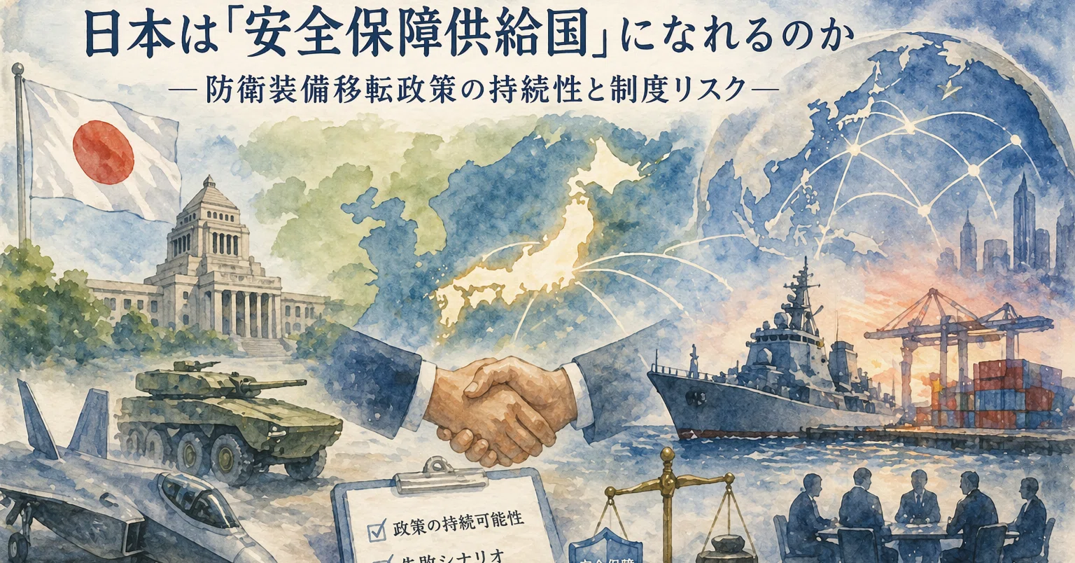 76Log 日本は「安全保障供給国」になれるのか— 防衛装備移転政策の持続