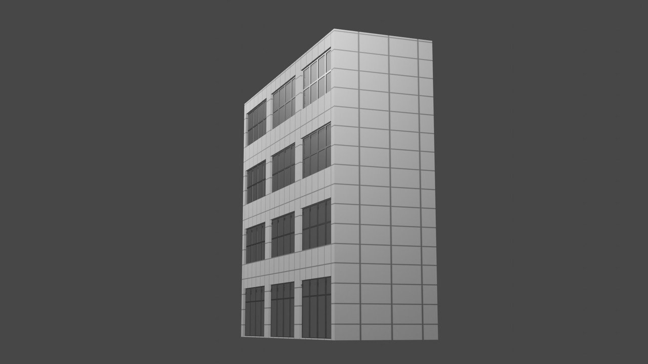 Blenderでビルを作る フジノタカシ Note