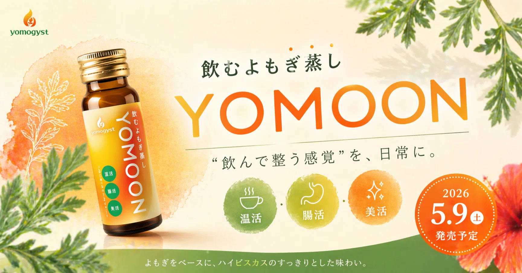 What is the drinkable mugwort steam 'YOMOON'?｜池田真己@東麻布の