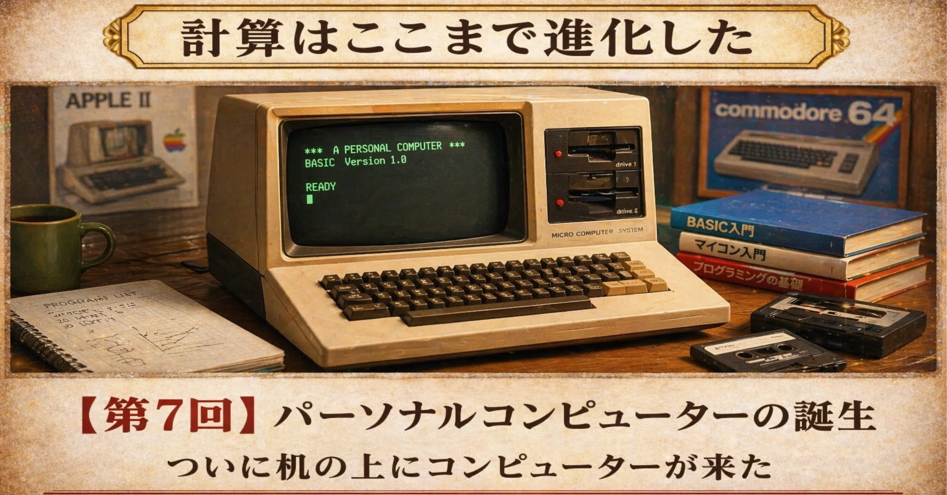第7回】ついに机の上にコンピューターが来た パーソナルコンピューター