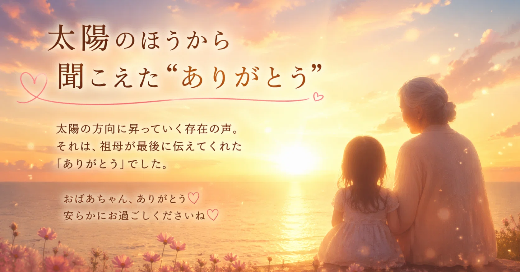 太陽のほうから聞こえた“ありがとう”」｜あやね(彩音)