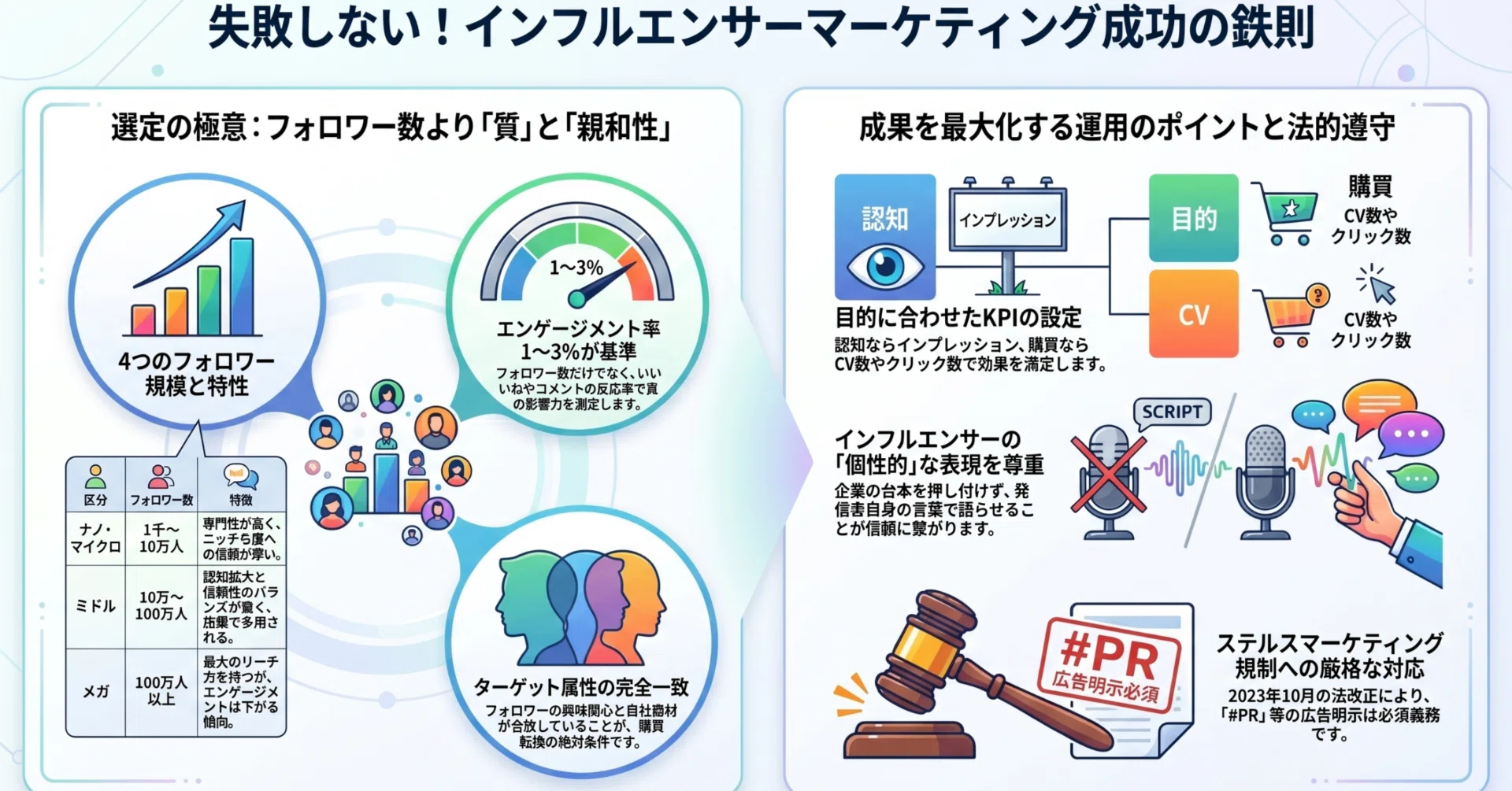 インフルエンサーマーケティングとは？成果につながる選定・運用・注意 