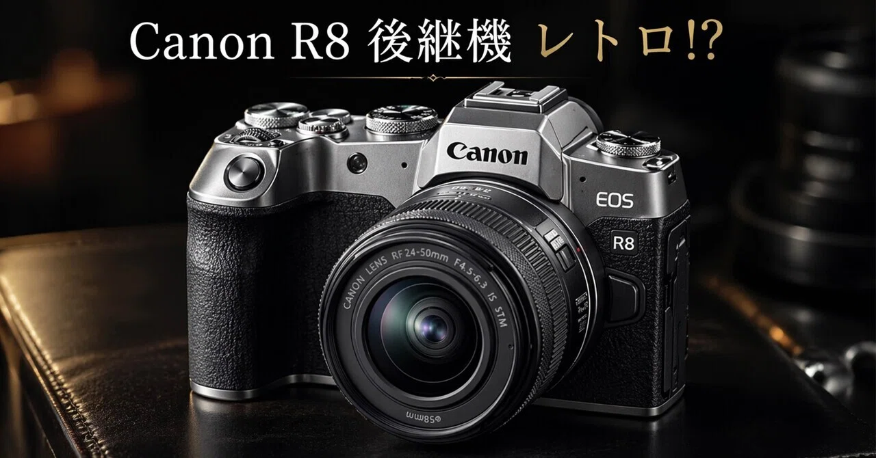 Canon R8の後継機がレトロに⁉️ もし本当ならかなり強いと思う理由｜ma_ko