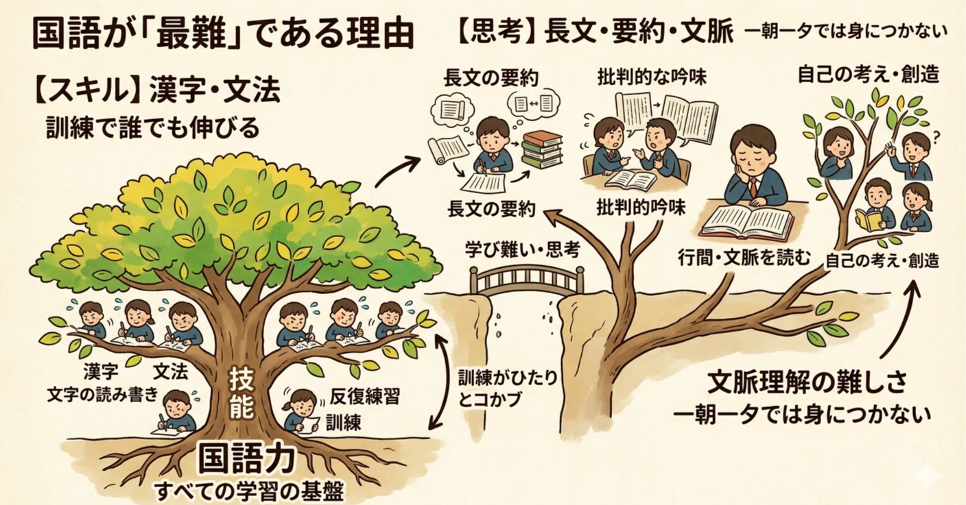 国語こそが「最強にして最難」の教科である理由と文章が読めなくなった