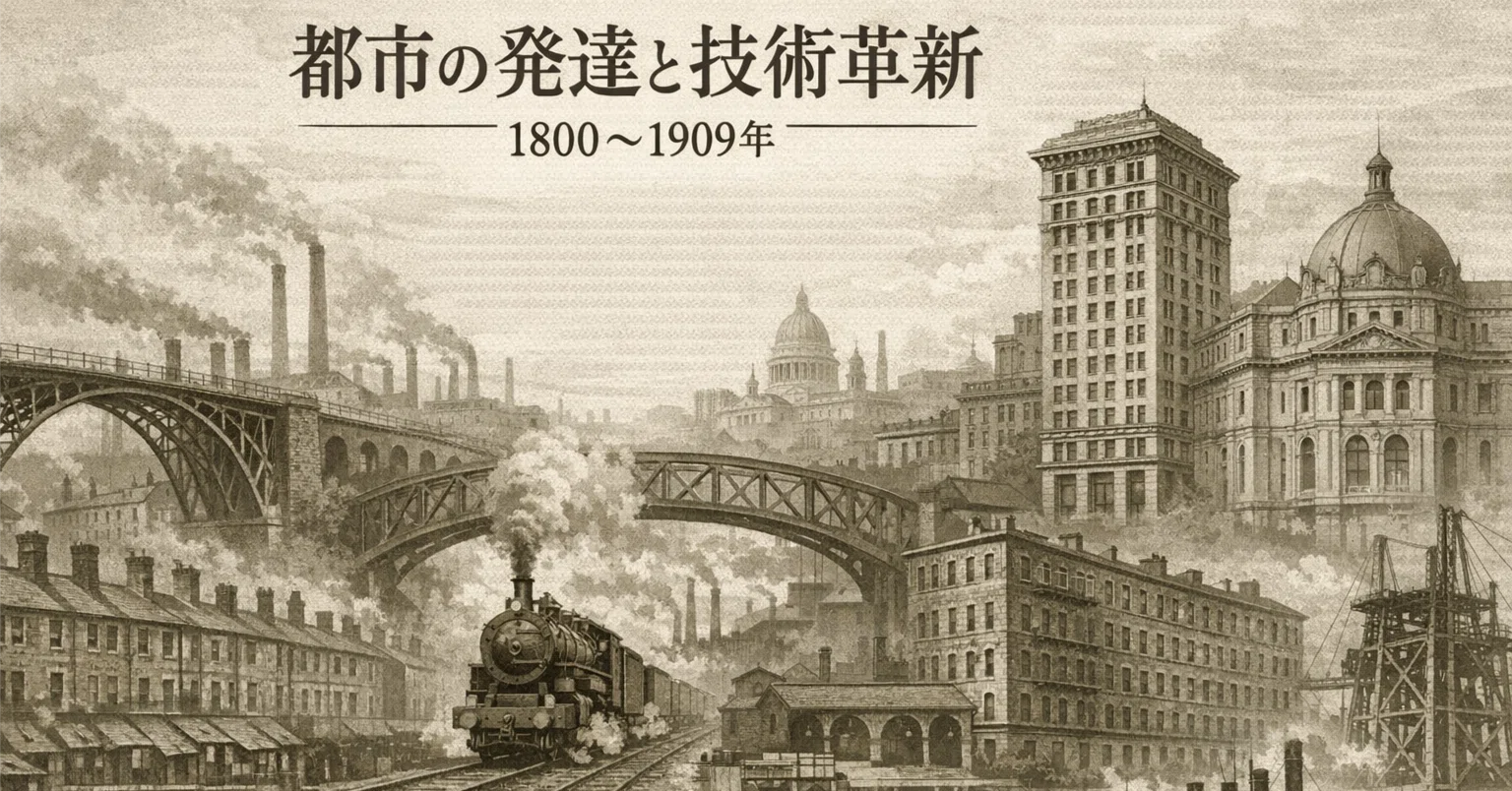 都市の発達と技術革新 1800～1909年｜山本真也