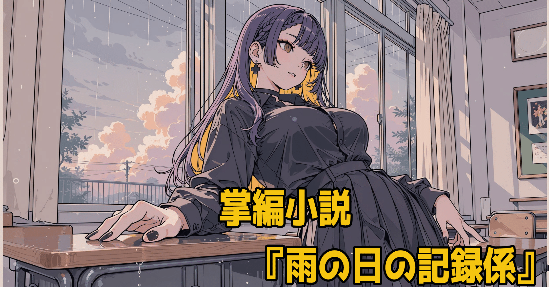 掌編小説『雨の日の記録係』｜オリジナル小説｜けみー@ほぼ毎日短編投稿