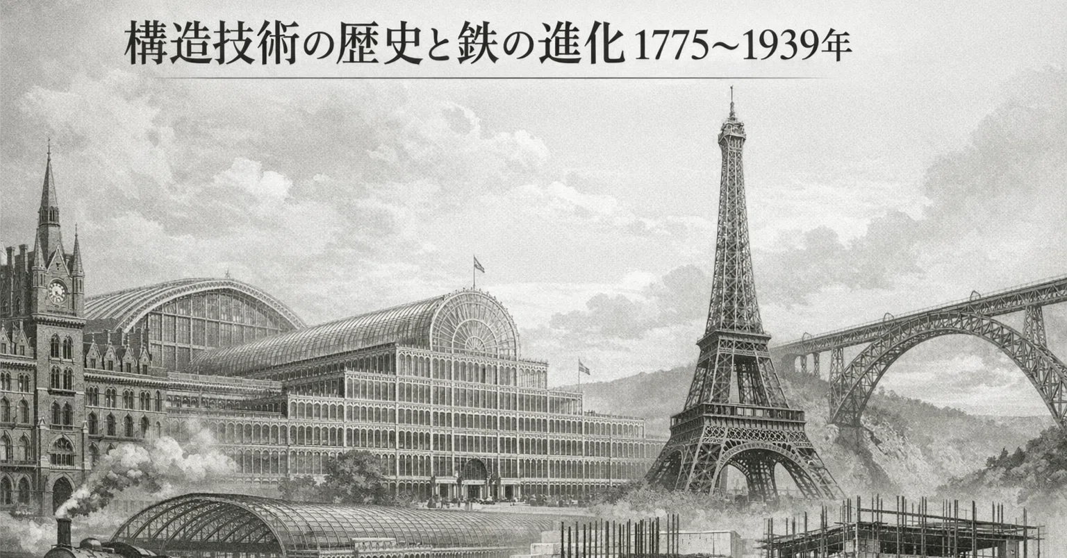 構造技術の歴史と鉄の進化1775〜1939年｜山本真也