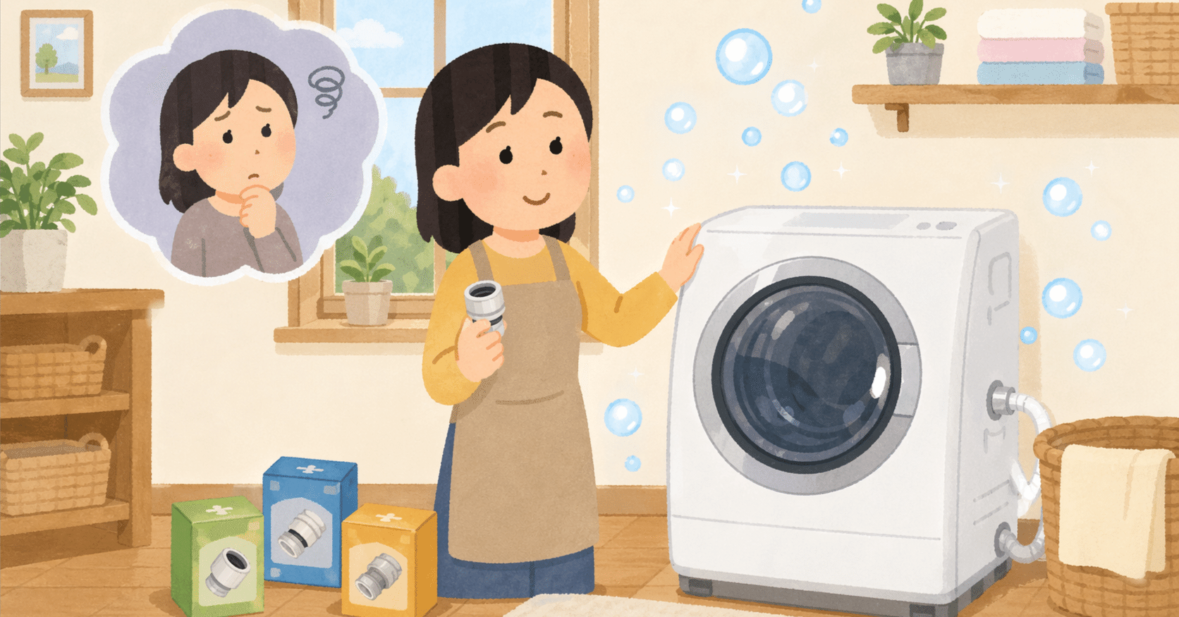 洗濯機用アダプターを買って3日で後悔した私が、ようやく見つけた