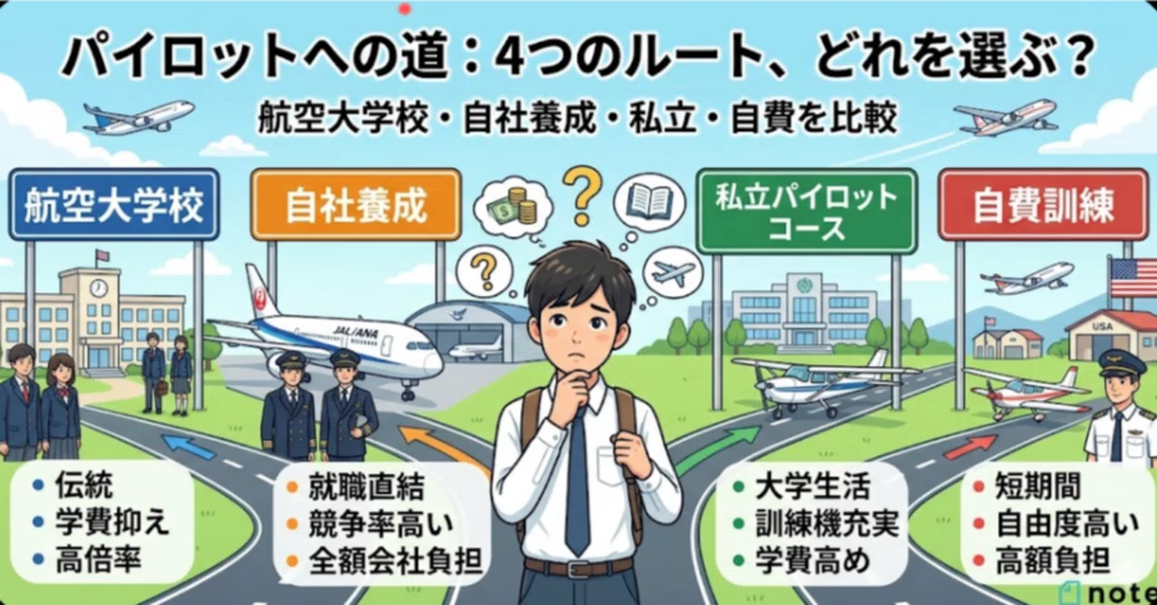 診断】パイロットの目指し方|あなたが行くべきルートはこれ 診断】パイロットの目指し方|あなたが行くべきルートはこれ